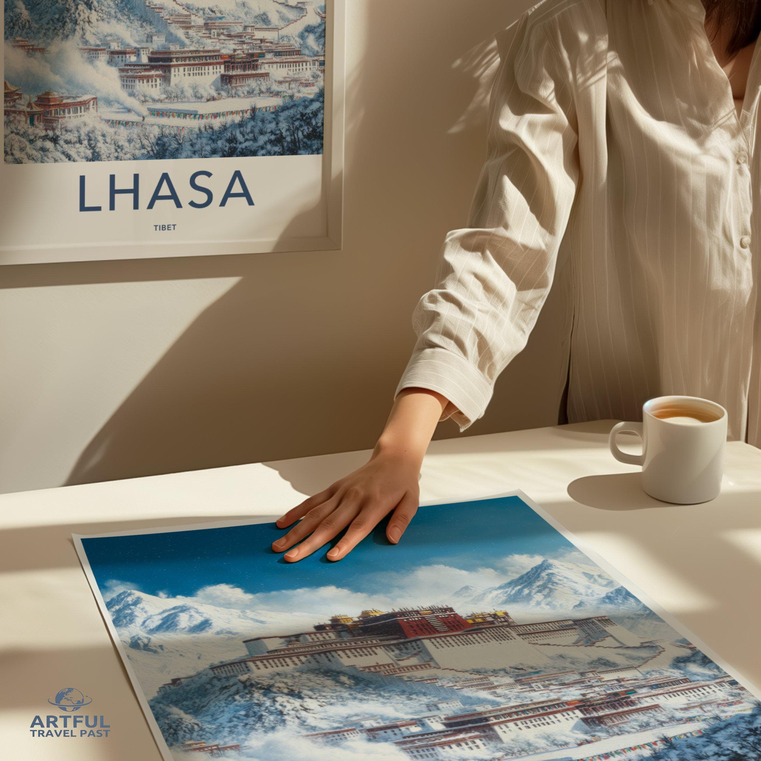 Lhasa Poster - Tibet Wall Art