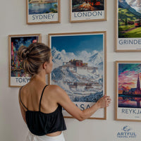 Lhasa Poster - Tibet Wall Art