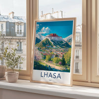 Lhasa Poster - Tibet Wall Art