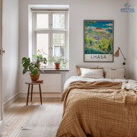 Lhasa Poster - Tibet Wall Art