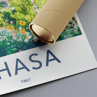 Lhasa Poster - Tibet Wall Art