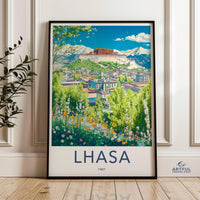 Lhasa Poster - Tibet Wall Art