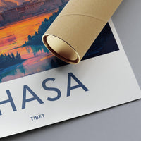 Lhasa Poster - Tibet Wall Art