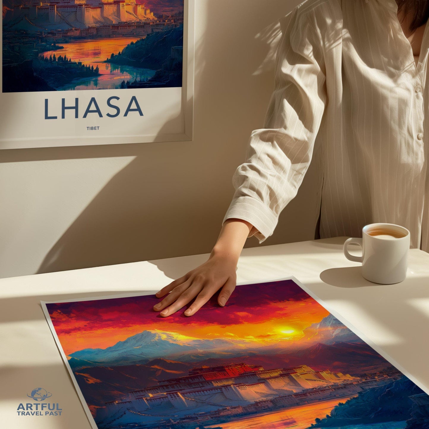 Lhasa Poster - Tibet Wall Art