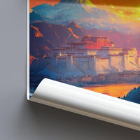 Lhasa Poster - Tibet Wall Art