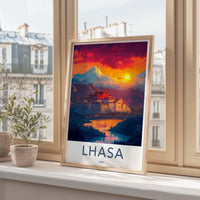 Lhasa Poster - Tibet Wall Art