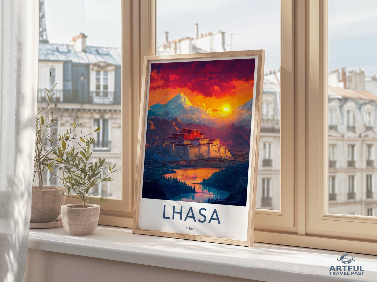 Lhasa Poster - Tibet Wall Art