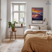 Lhasa Poster - Tibet Wall Art