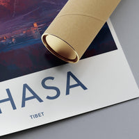 Lhasa Poster - Tibet Wall Art