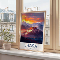 Lhasa Poster - Tibet Wall Art