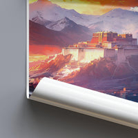 Lhasa Poster - Tibet Wall Art