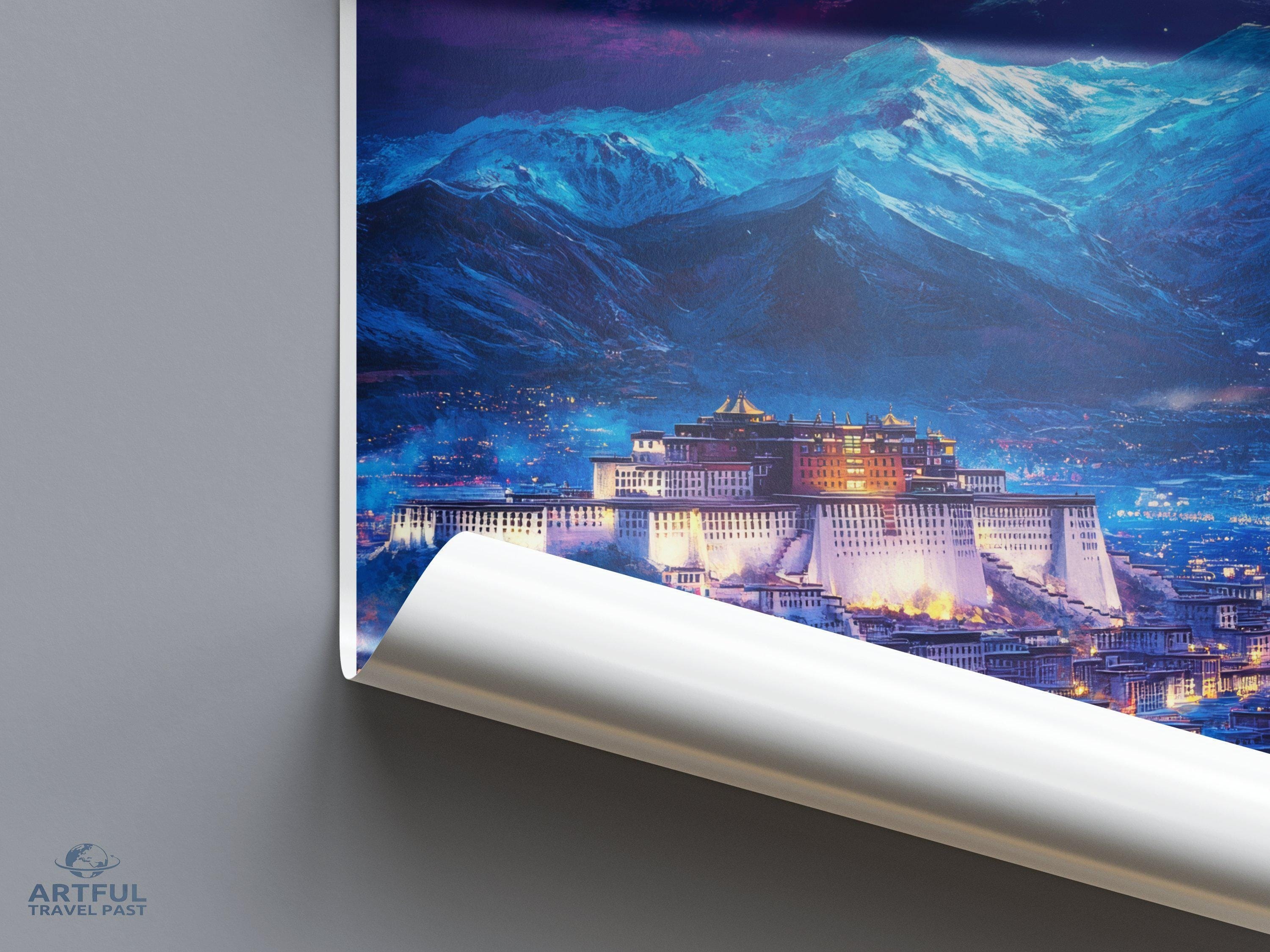 Lhasa Poster - Tibet Wall Art