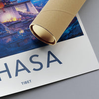 Lhasa Poster - Tibet Wall Art