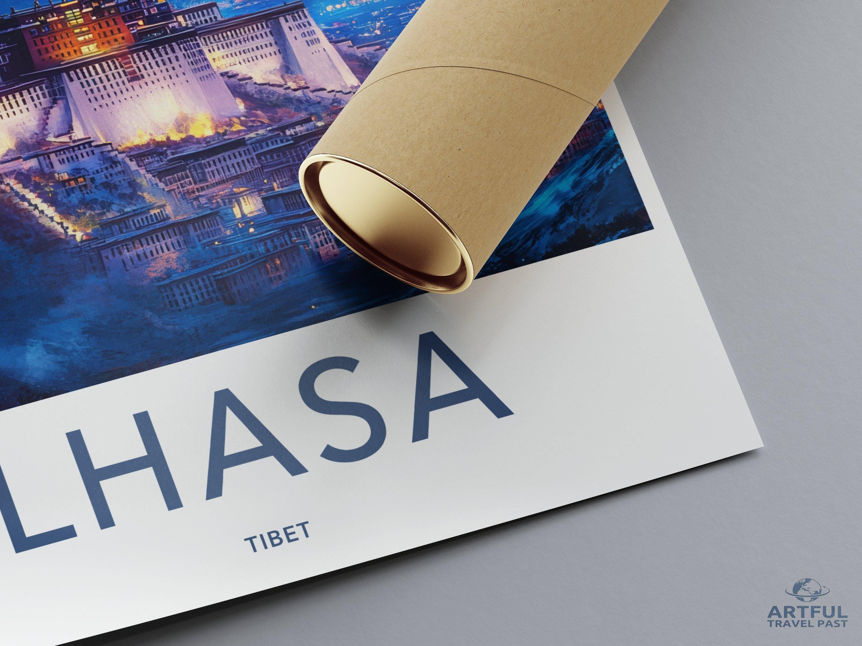 Lhasa Poster - Tibet Wall Art