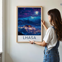 Lhasa Poster - Tibet Wall Art