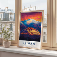 Lhasa Poster - Tibet Wall Art