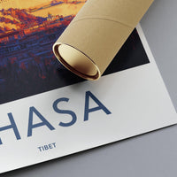 Lhasa Poster - Tibet Wall Art