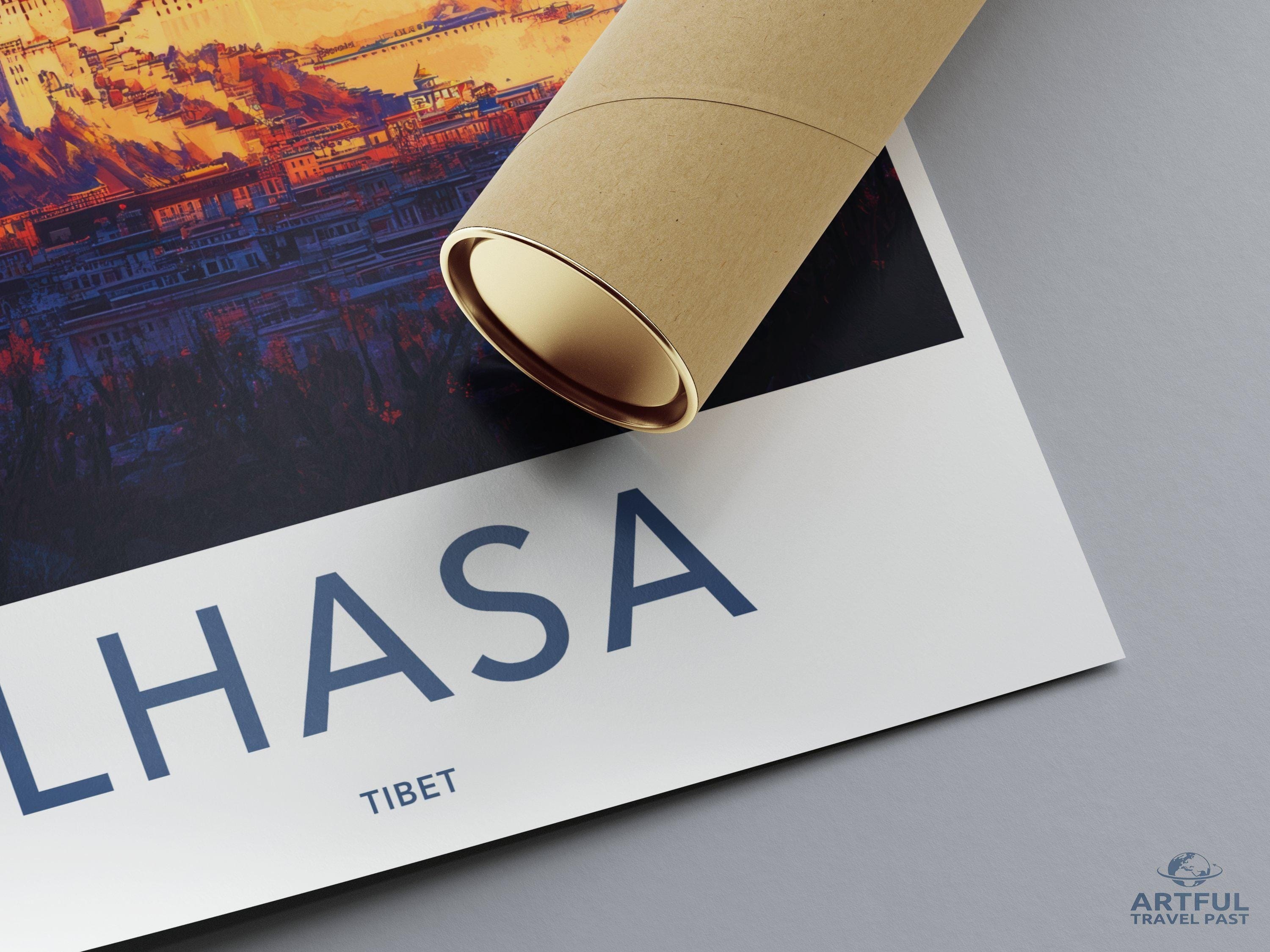 Lhasa Poster - Tibet Wall Art