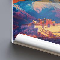 Lhasa Poster - Tibet Wall Art
