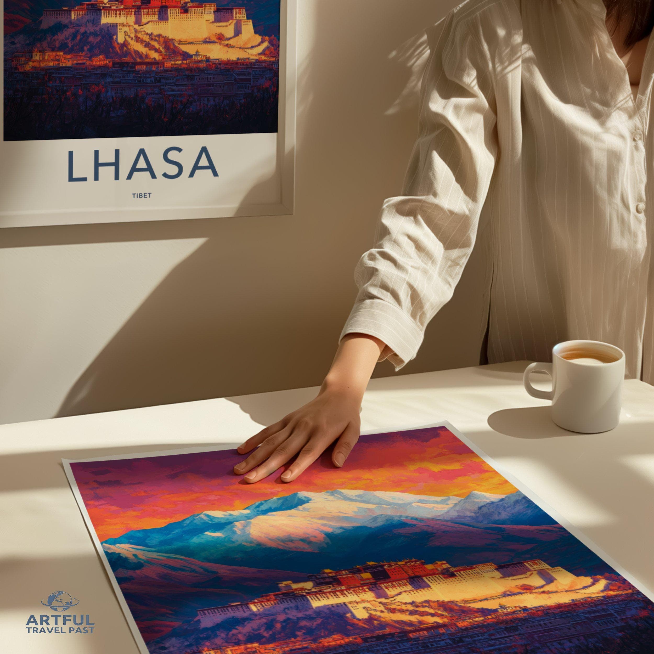 Lhasa Poster - Tibet Wall Art