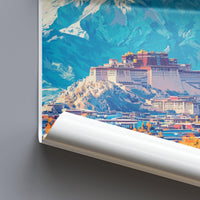 Lhasa Poster - Tibet Wall Art