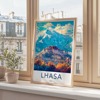 Lhasa Poster - Tibet Wall Art