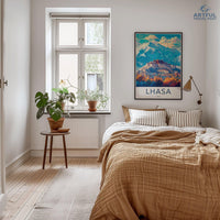 Lhasa Poster - Tibet Wall Art