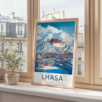 Lhasa Poster - Tibet Wall Art