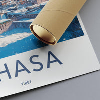 Lhasa Poster - Tibet Wall Art