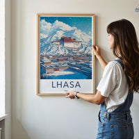 Lhasa Poster - Tibet Wall Art