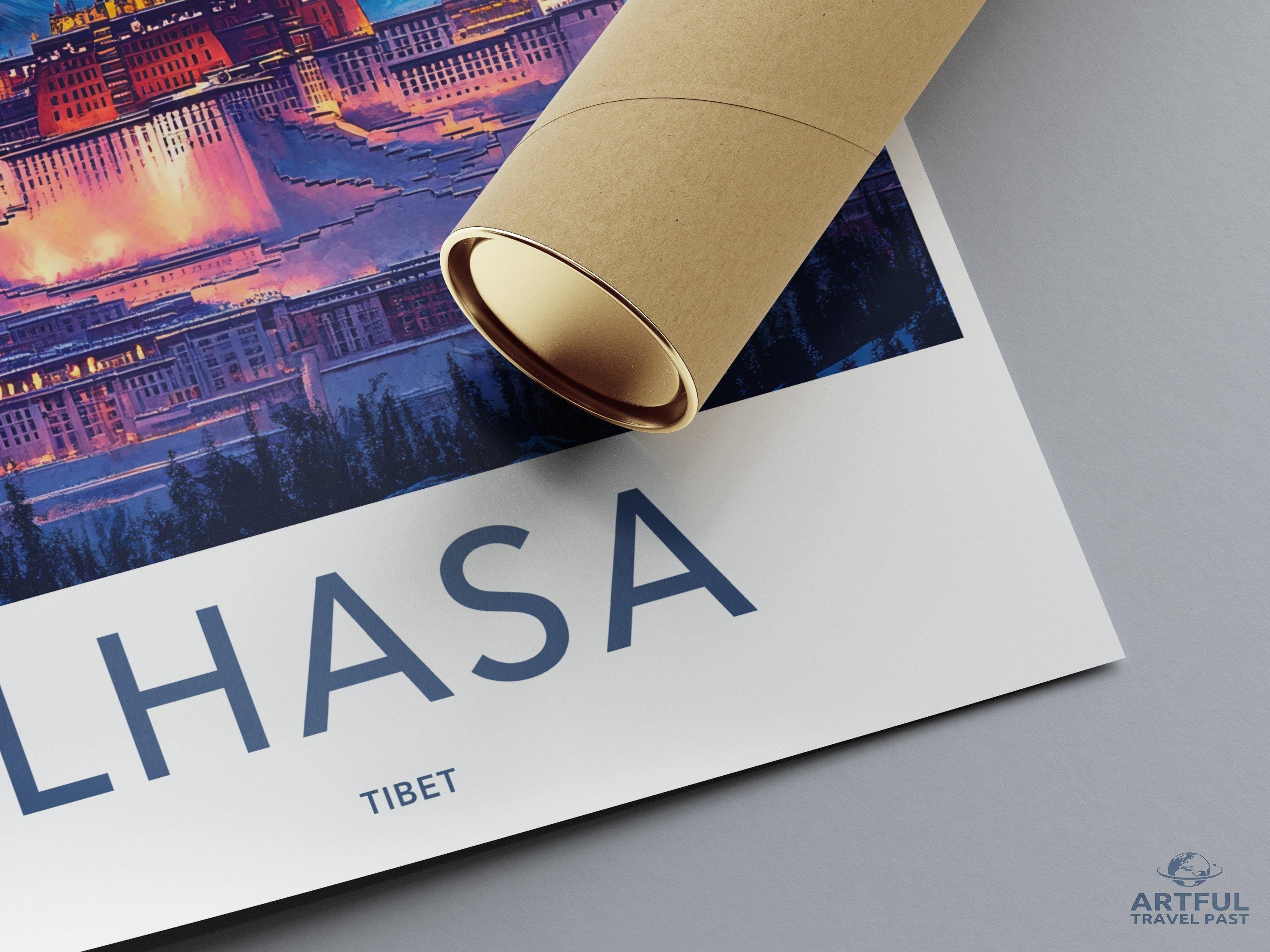 Lhasa Tibet Poster