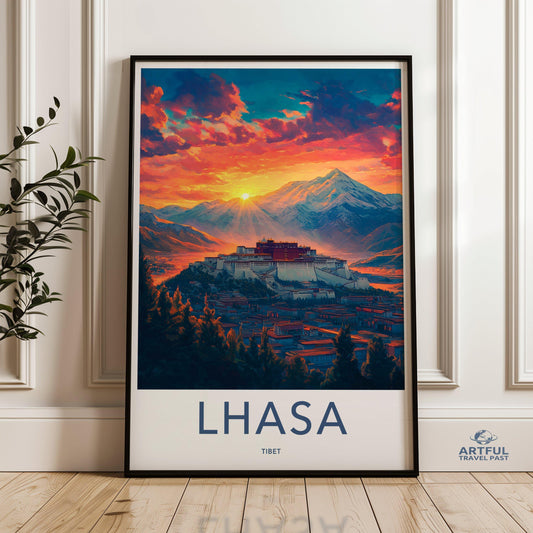 Lhasa Tibet Poster