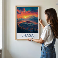 Lhasa Tibet Poster