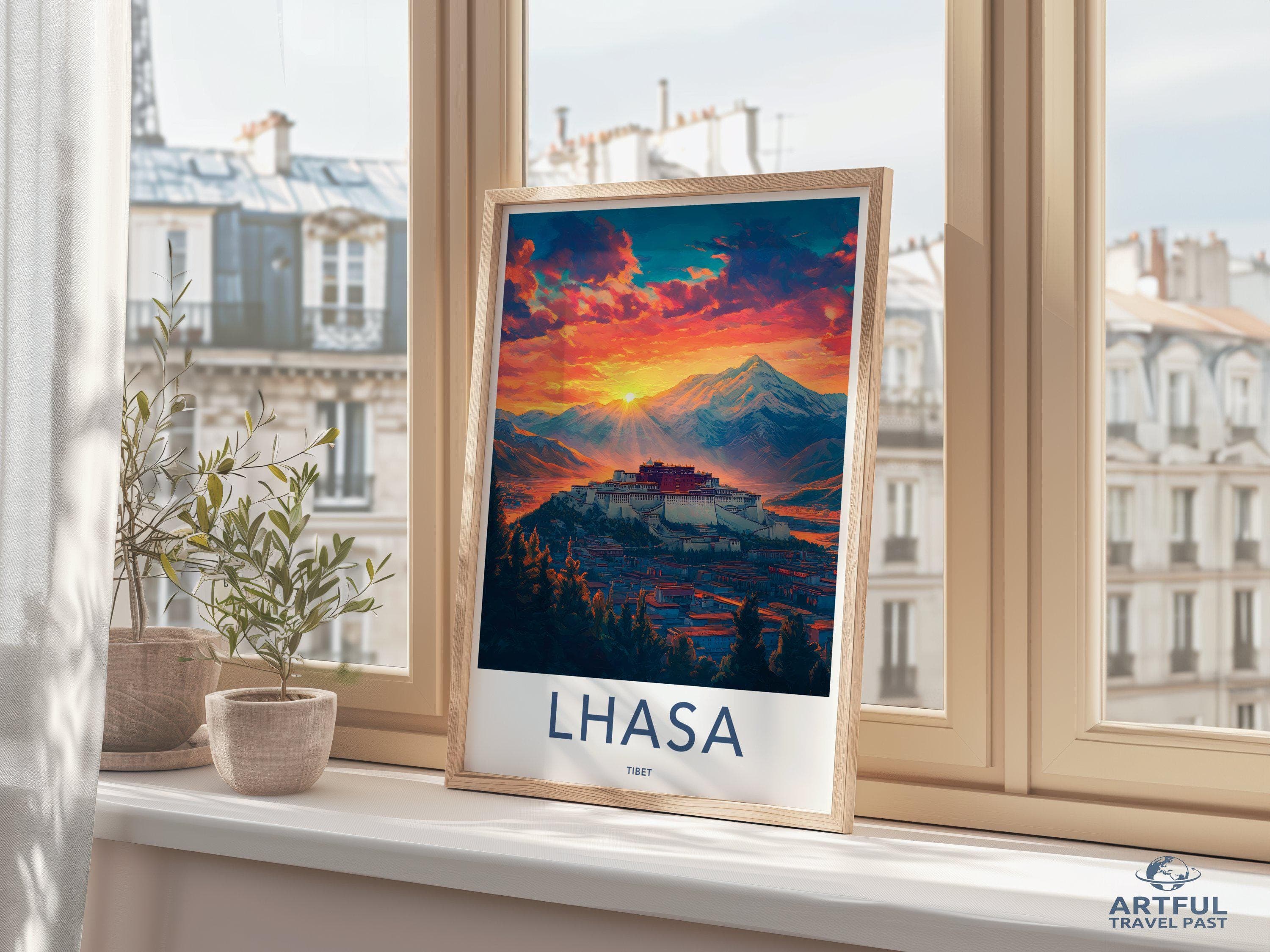 Lhasa Tibet Poster