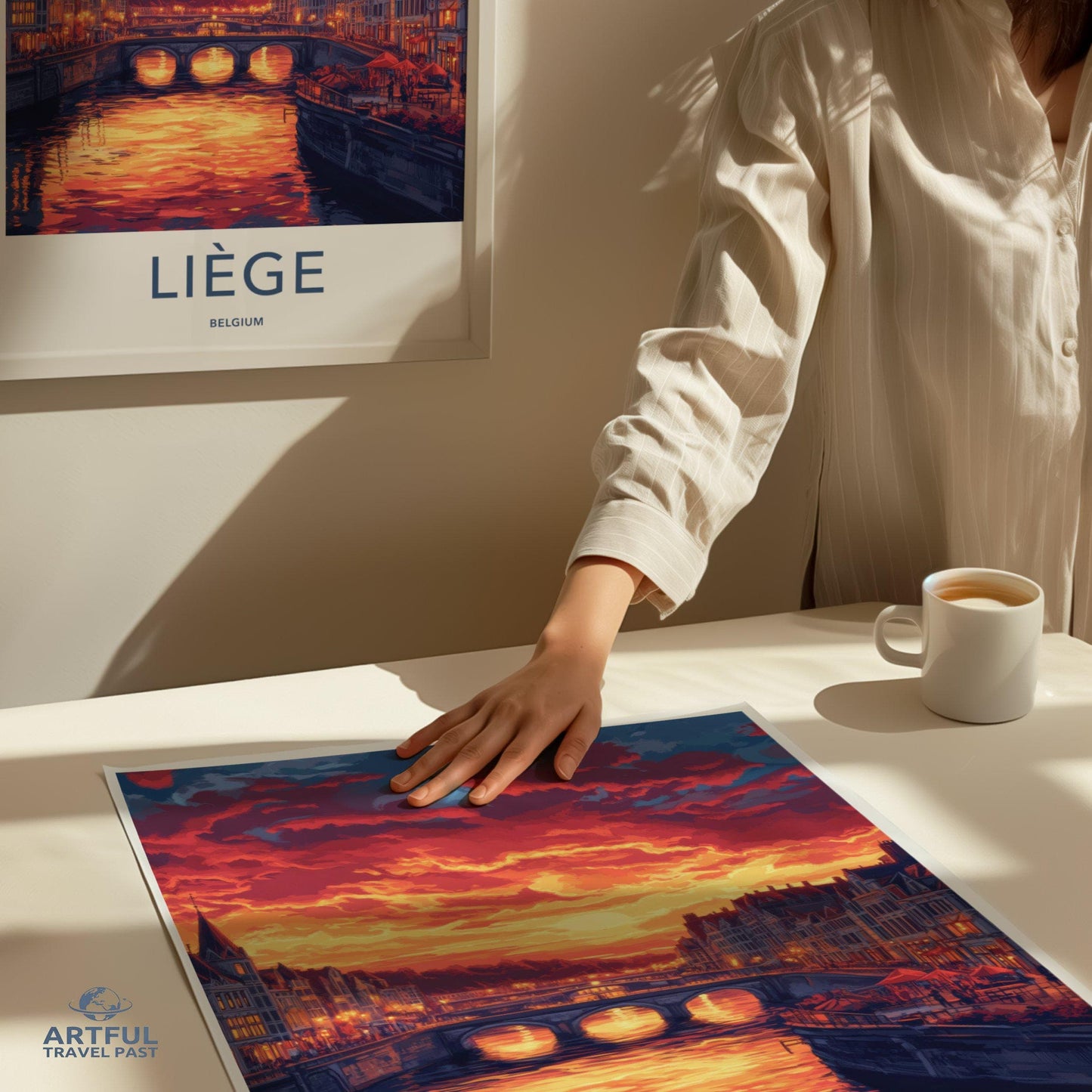 Liege Poster - Belgium Wall Art