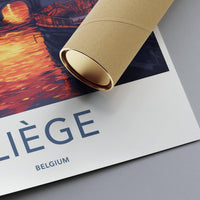 Liege Poster - Belgium Wall Art