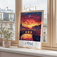 Liege Poster - Belgium Wall Art