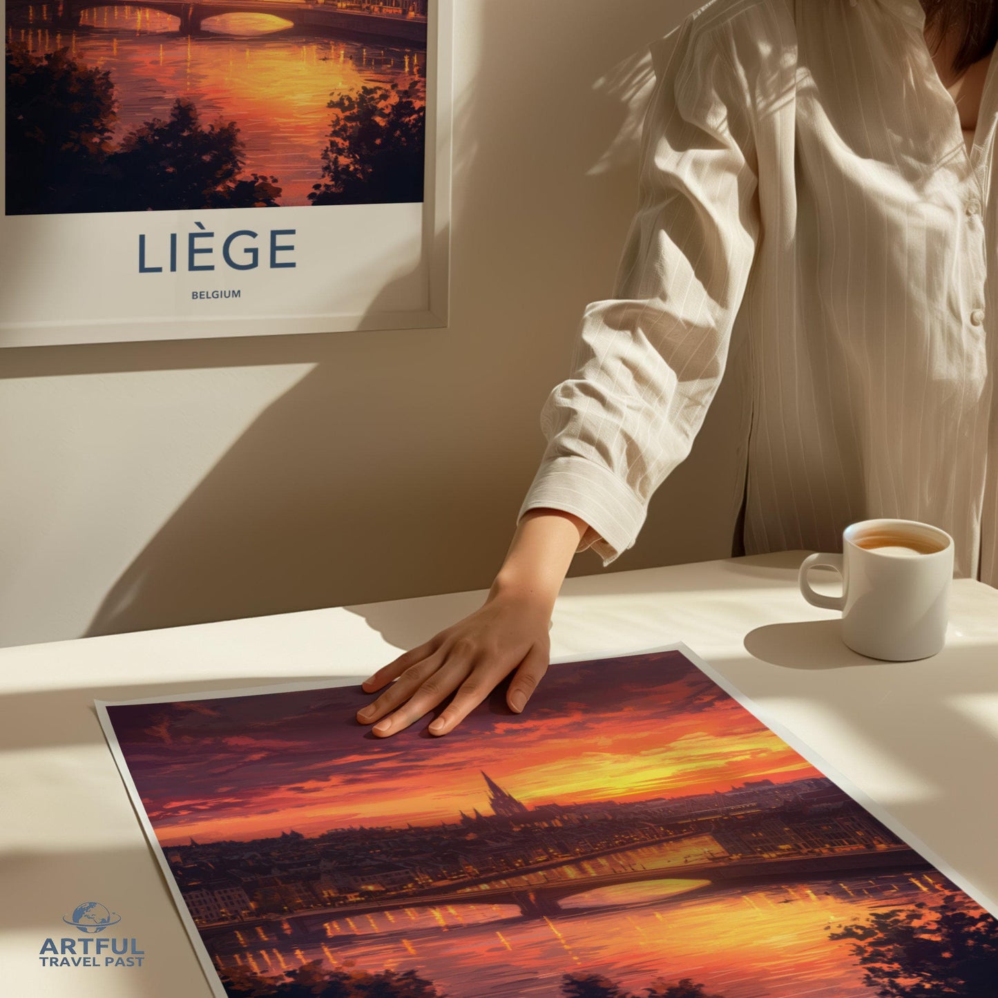 Liege Poster - Belgium Wall Art