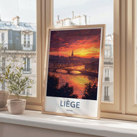 Liege Poster - Belgium Wall Art