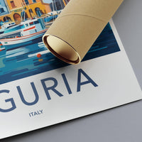 Liguria Poster - Italy Wall Art