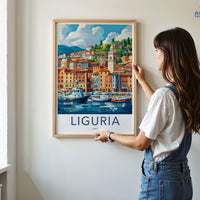 Liguria Poster - Italy Wall Art