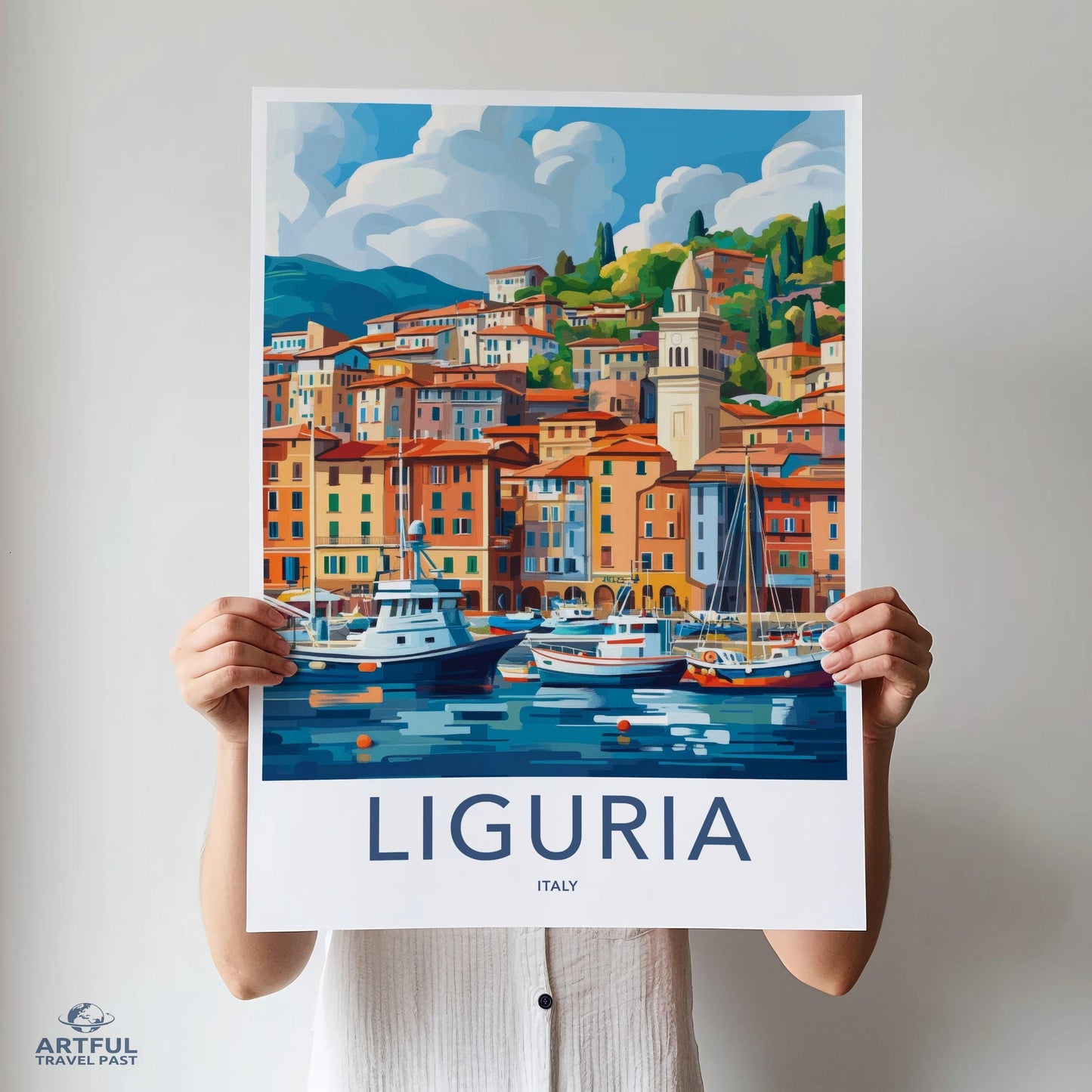Liguria Poster - Italy Wall Art