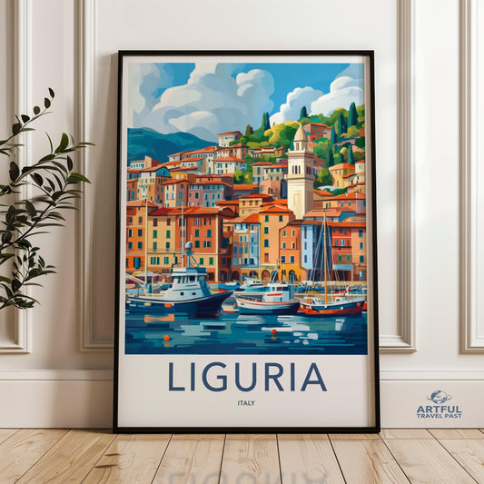 Liguria Poster - Italy Wall Art