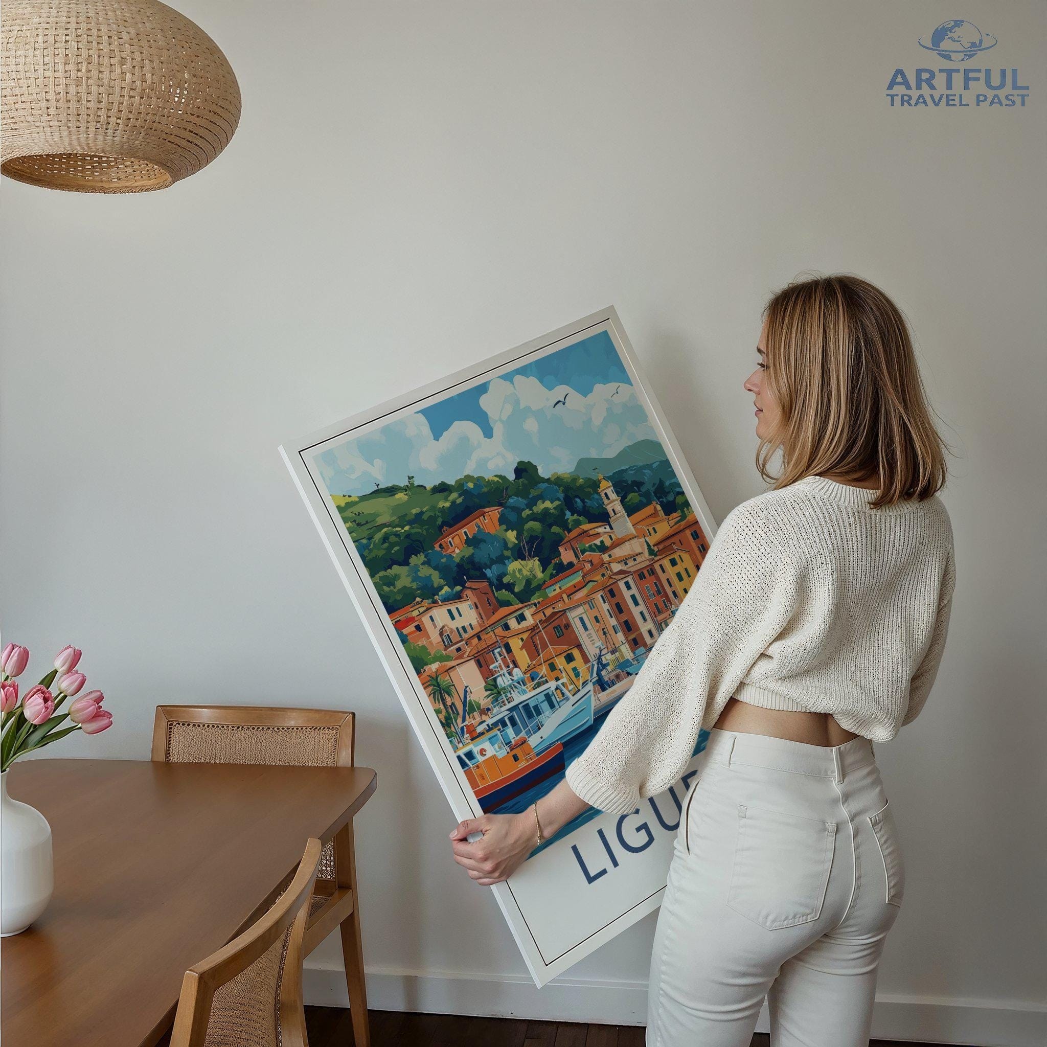 Liguria Poster - Italy Wall Art