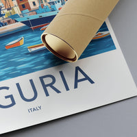 Liguria Poster - Italy Wall Art