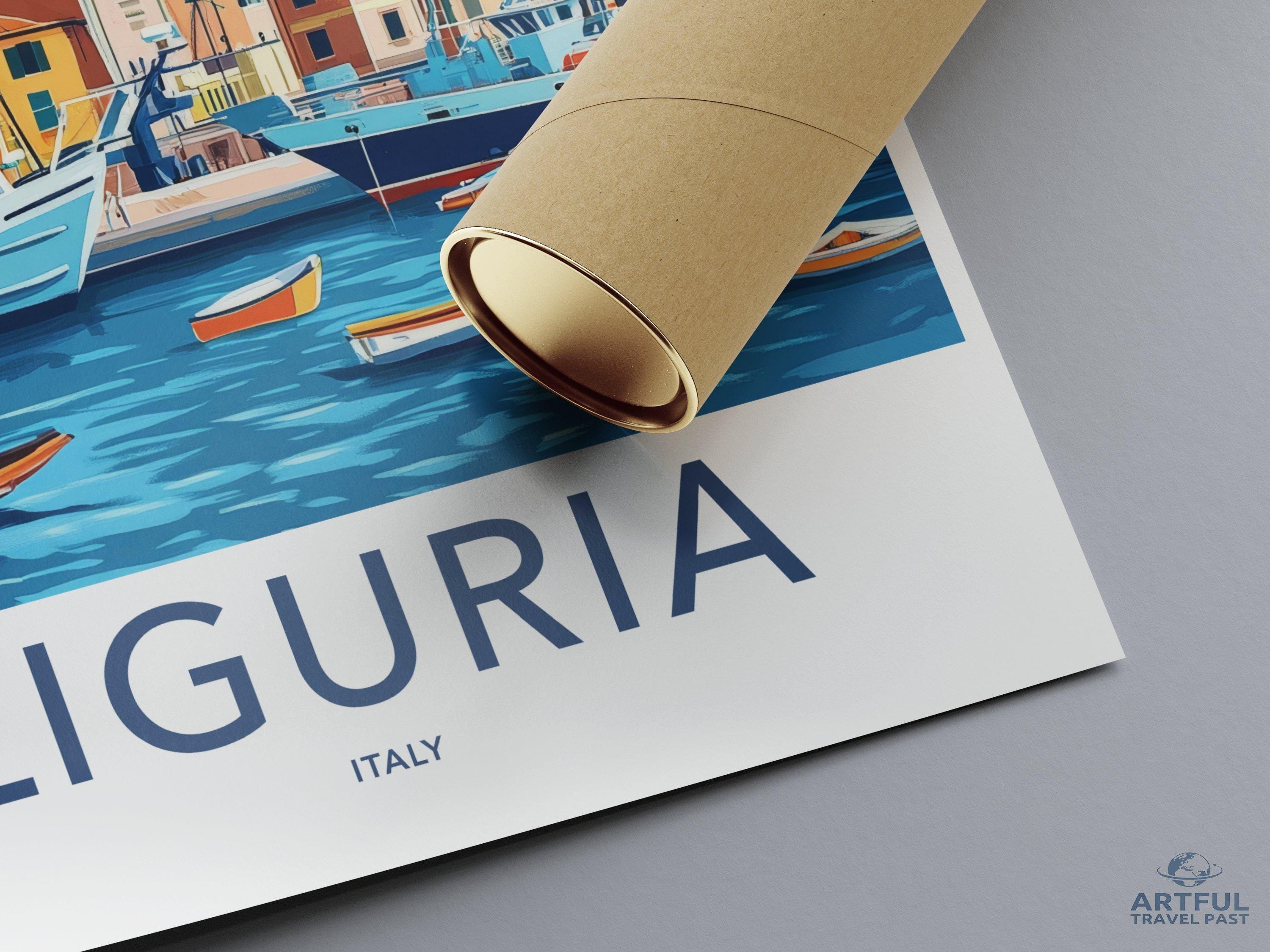 Liguria Poster - Italy Wall Art