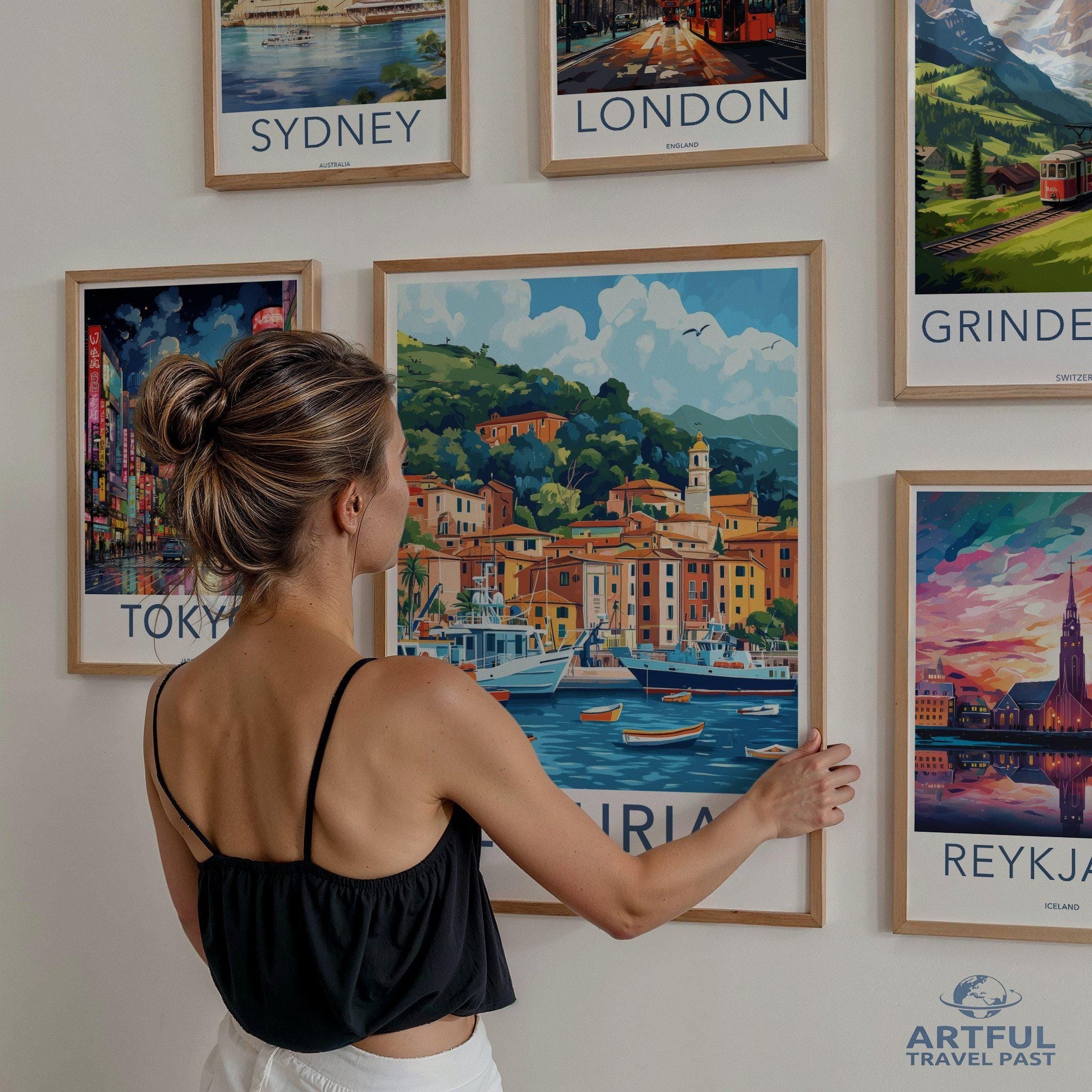 Liguria Poster - Italy Wall Art