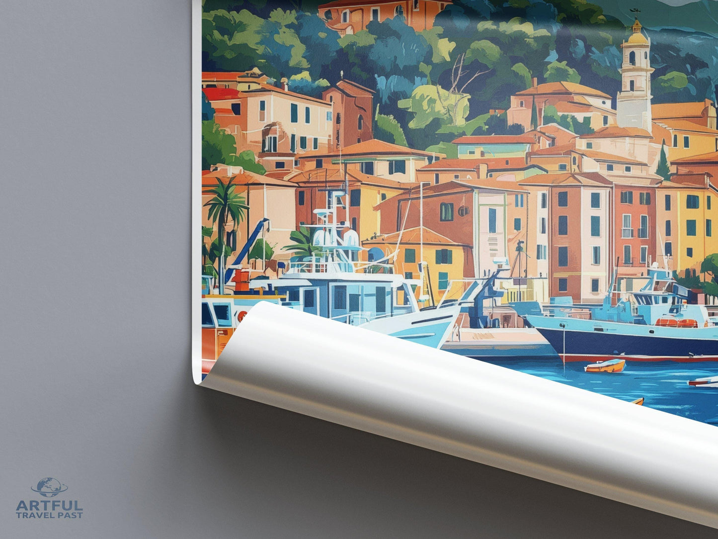 Liguria Poster - Italy Wall Art