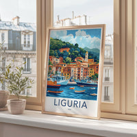 Liguria Poster - Italy Wall Art