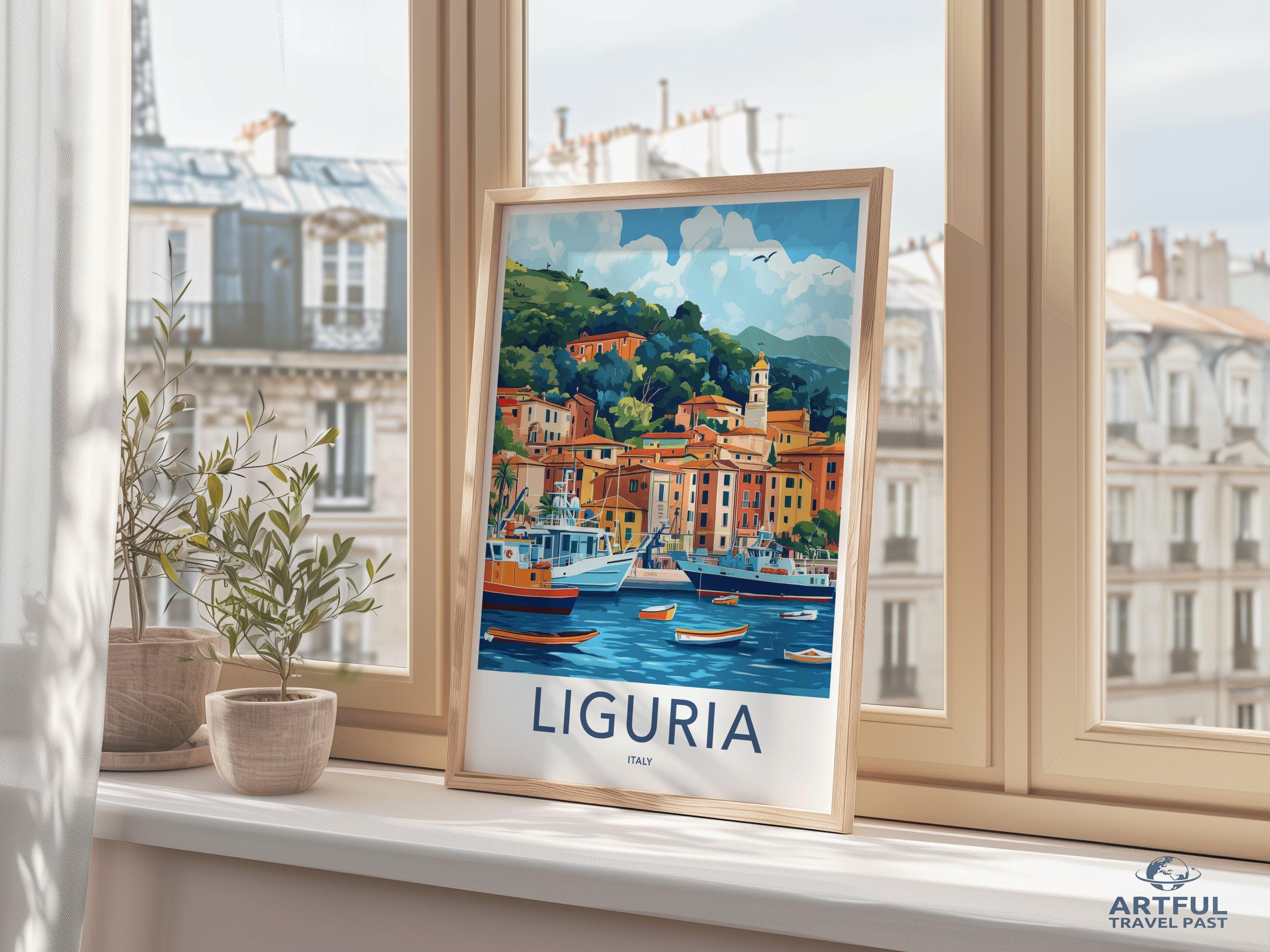 Liguria Poster - Italy Wall Art